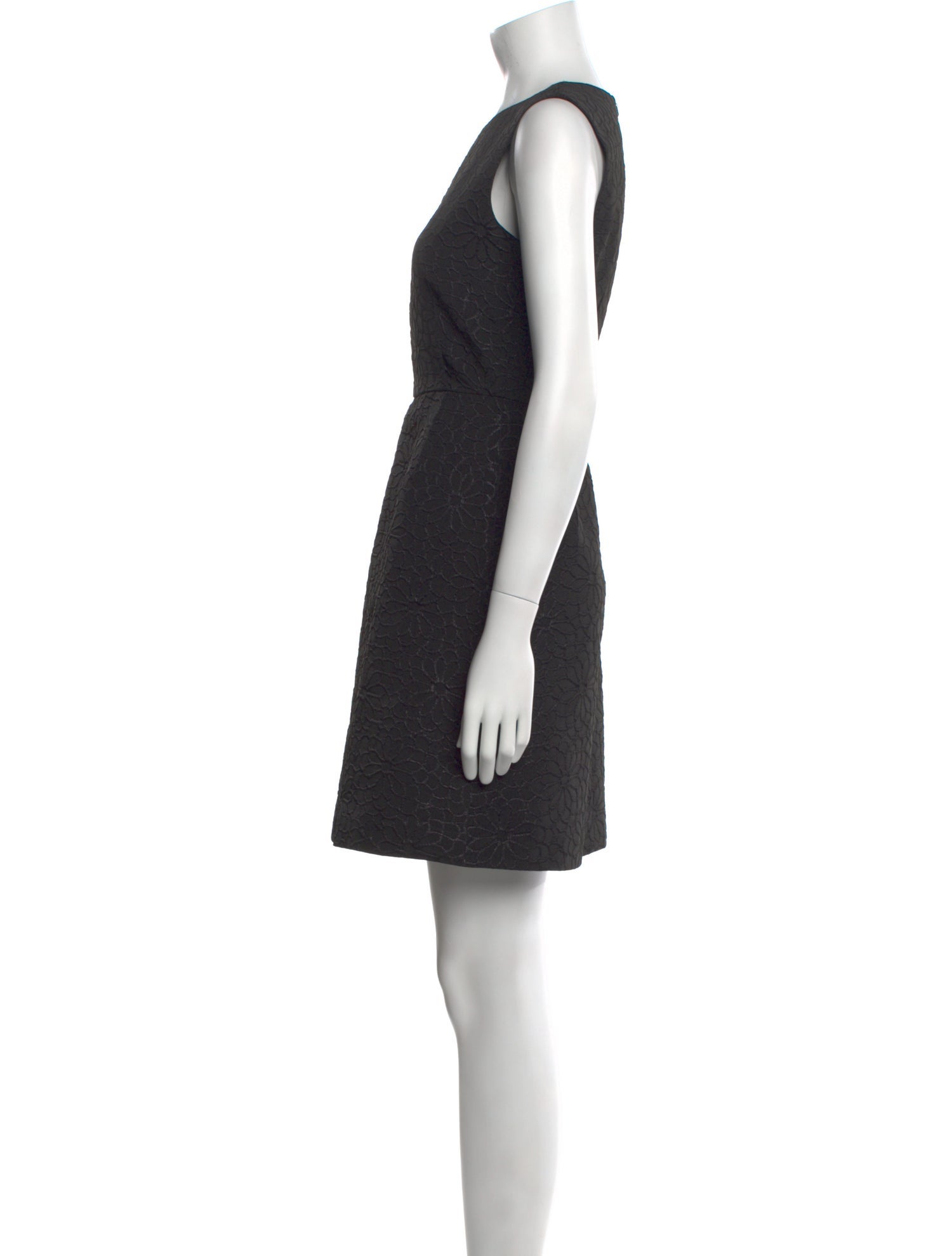 Max Mara Crew Neck Mini Dress
